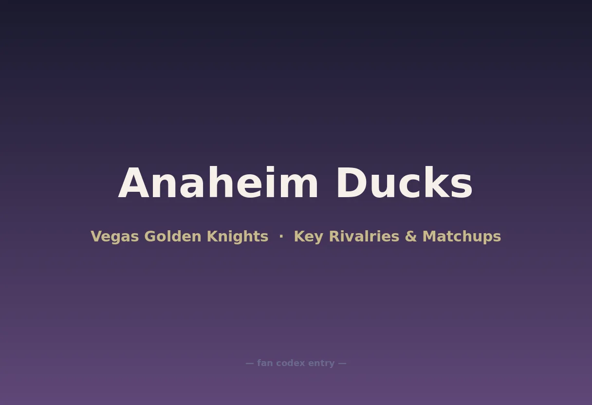 Anaheim Ducks